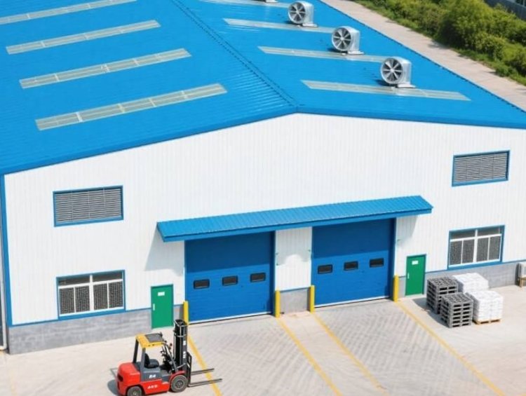 UAE Steel Structure Workshop | Production & Storage Combined
