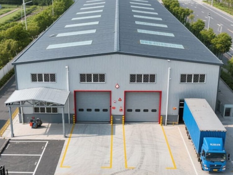 Custom Steel Workshop | Prefab Manufacturing Building with Crane Rails