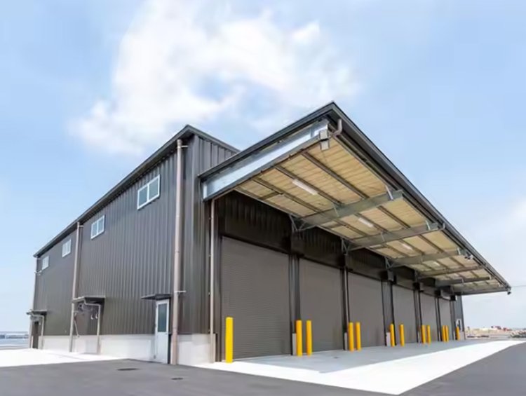 Custom Steel Warehouse | Prefab Storage Building with Loading Bays (Saudi Arabia, UAE)