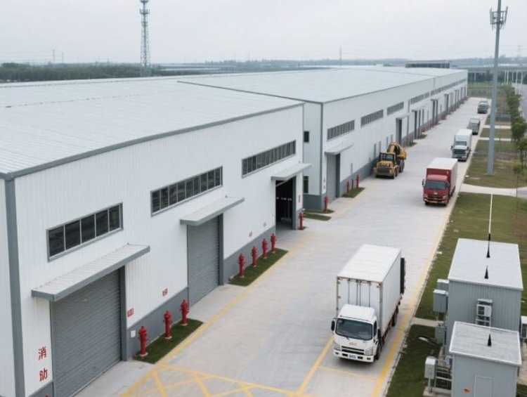 Multi-Bay Steel Distribution Center | Customizable Prefabricated Warehouse 