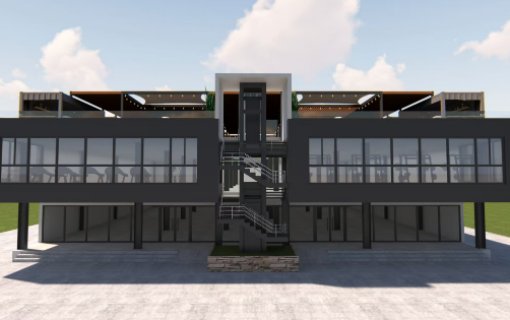 Custom Steel Structure Shopping Mall Structural Design Project in Curaçao, Caribbean