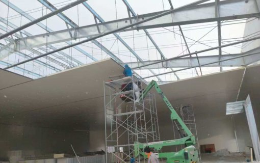 Steel Structure Warehouse with Solar Panels Completed in Poland