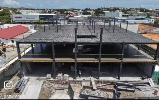 Steel Structure Shopping Mall Installation Finished in Curaçao