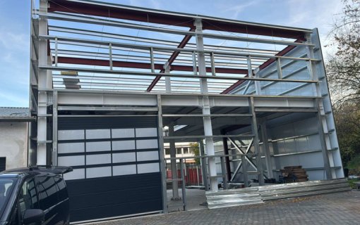 Insulated Steel Structure Warehouse Project in Iceland
